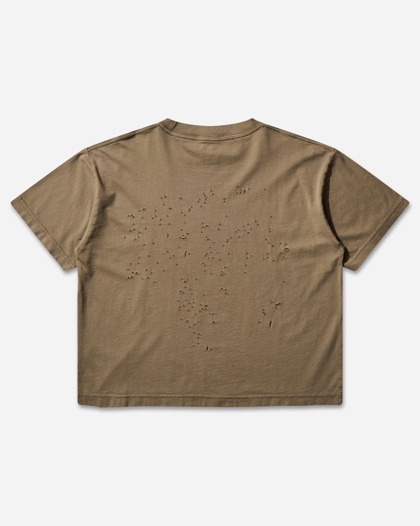 Tričko Satisfy MothTech T-Shirt with Holes Hnedá | 21002 91A04
