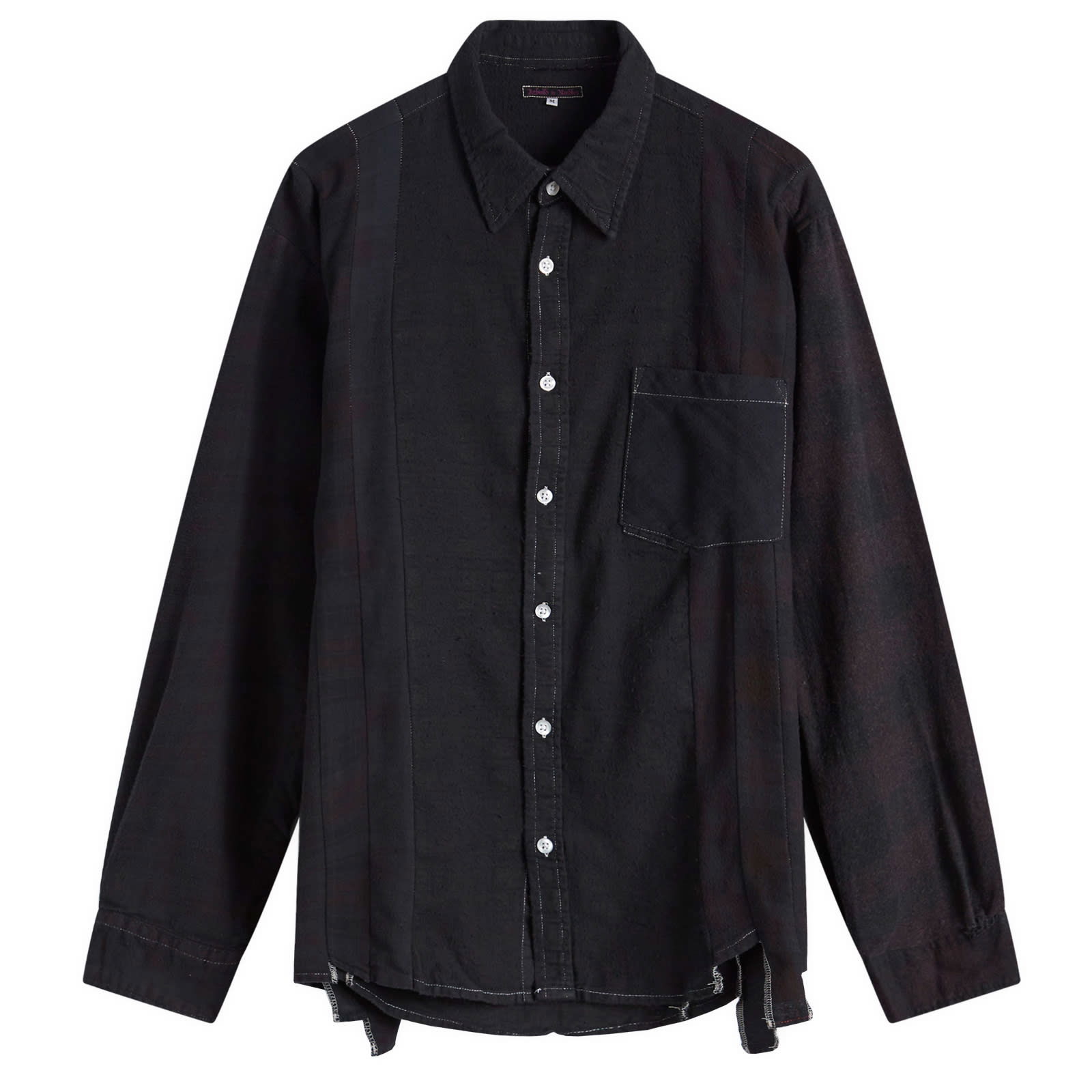 Flannel Shirt with Button Closure