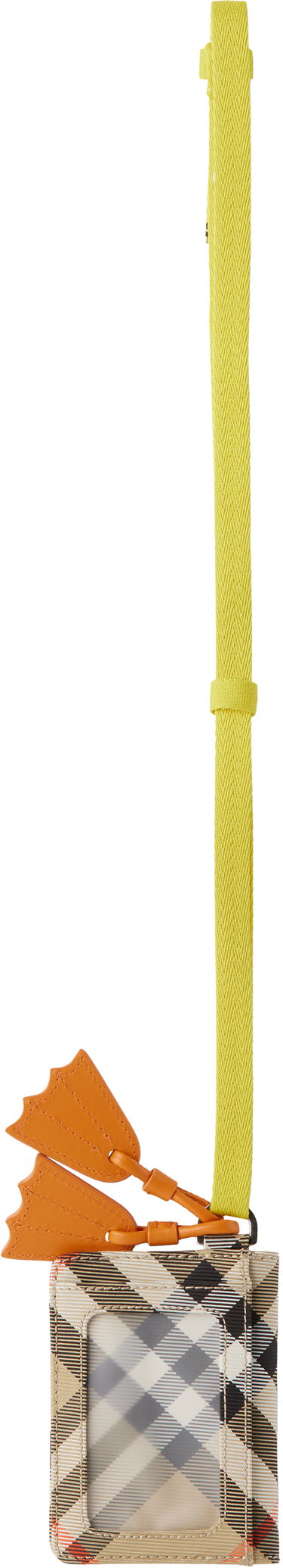 Peňaženka Burberry Burberry Kids Duck Check Folding Card Holder Béžová | 8108451, 1