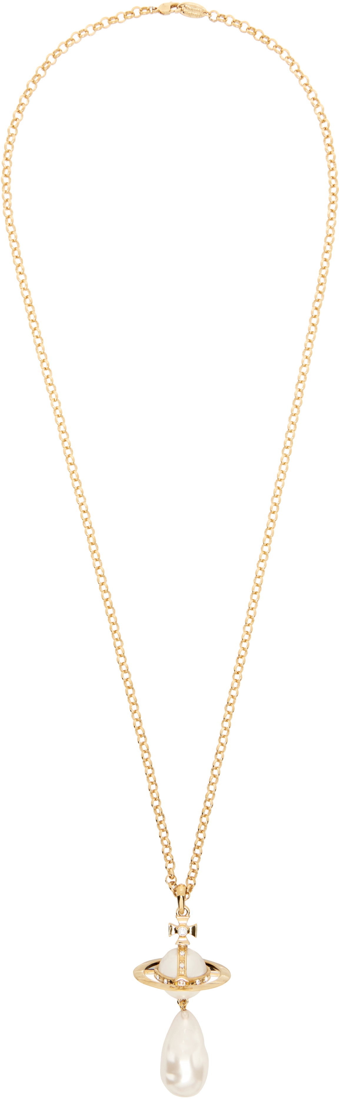 Náhrdelník Vivienne Westwood Vivienne Westwood Giant Pearl Drop Pendant Necklace Metalická | 630203B6-02R107-IM, 0