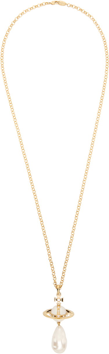 Náhrdelník Vivienne Westwood Vivienne Westwood Giant Pearl Drop Pendant Necklace Metalická | 630203B6-02R107-IM, 0