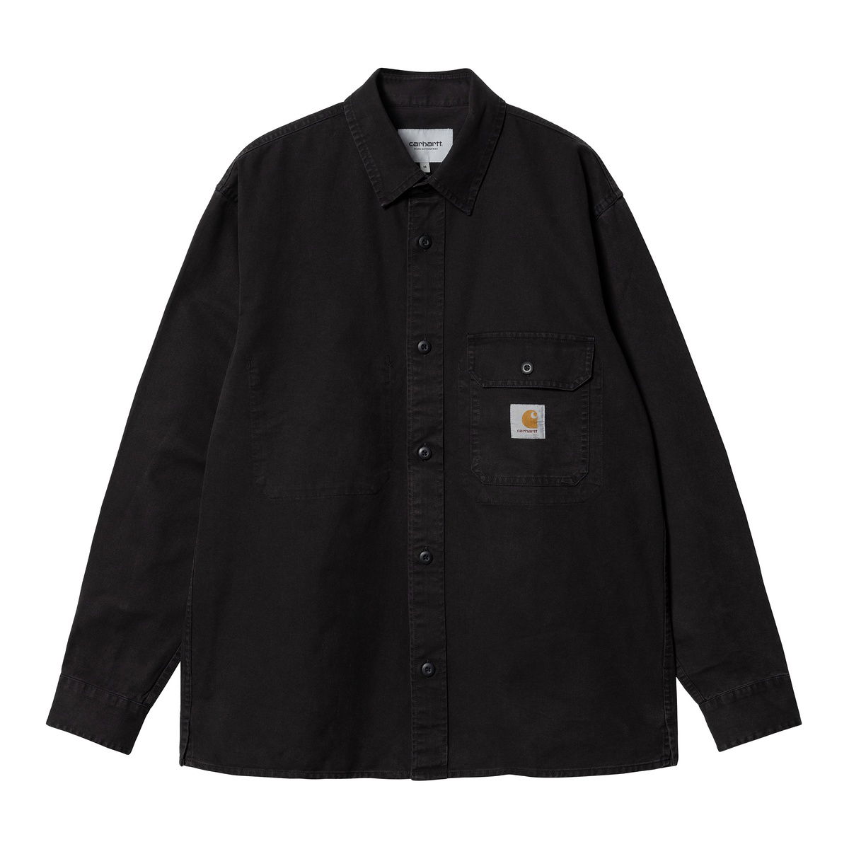 Bunda Carhartt WIP Reno Shirt Jacket "Black garment dyed" Čierna | I031447_89_GD, 1