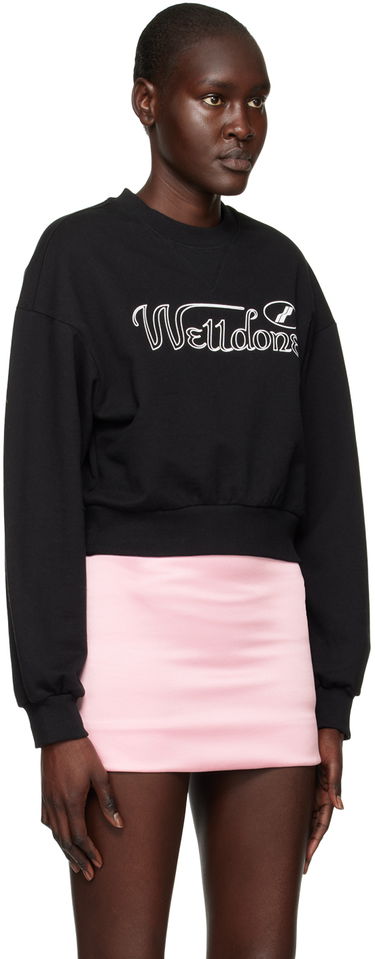 Sveter We11done We11done Cropped Sweatshirt Čierna | WD-TS3-22-860-W-BK, 1