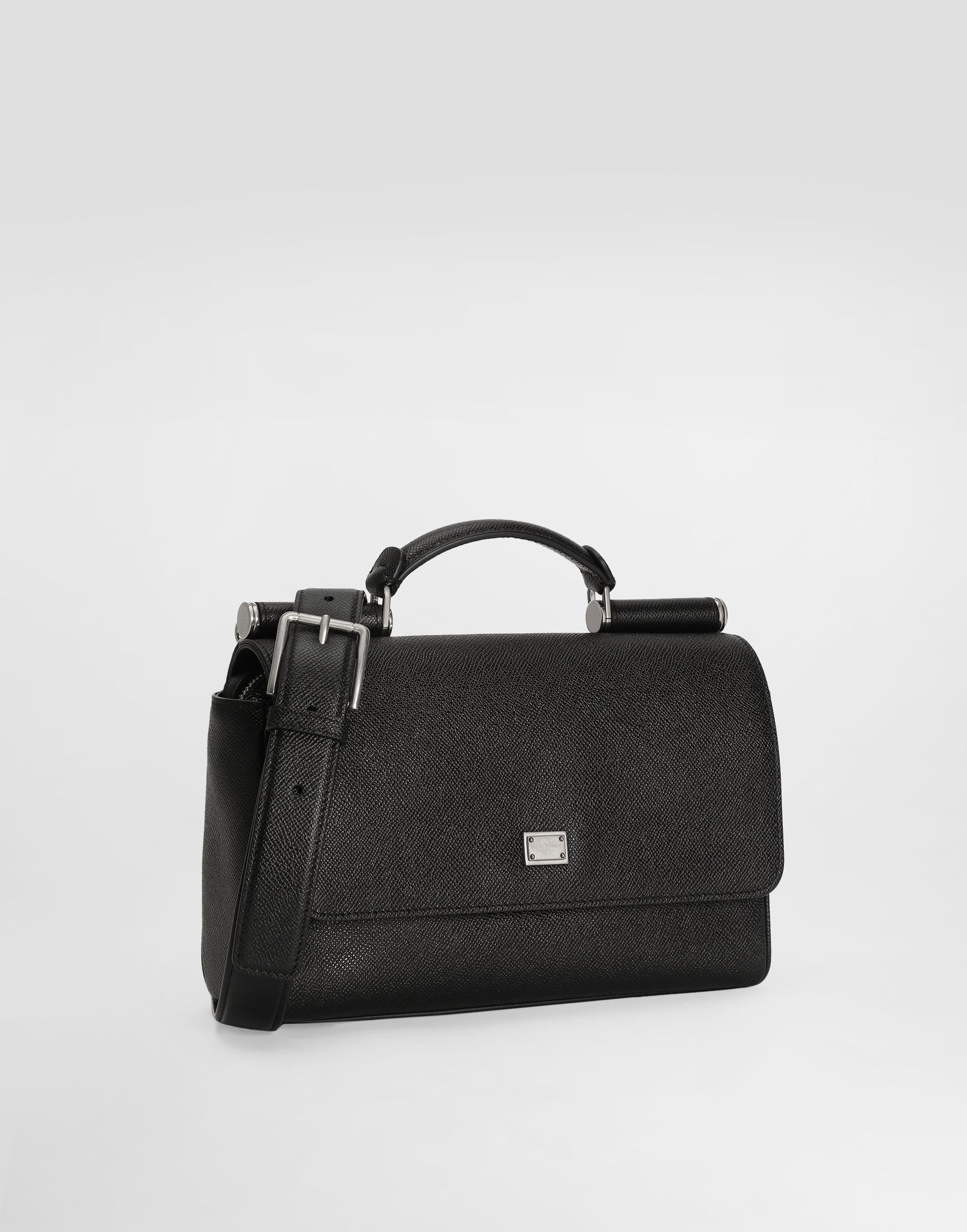 Kabelka Dolce & Gabbana Dolce & Gabbana Sicily Calfskin Crossbody Bag Čierna | BM2516BG06580999, 1