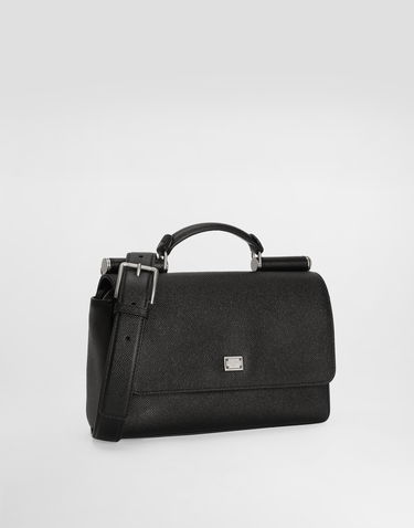 Kabelka Dolce & Gabbana Dolce & Gabbana Sicily Calfskin Crossbody Bag Čierna | BM2516BG06580999, 1