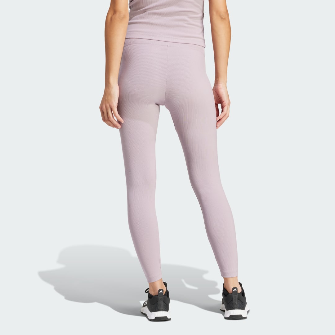 Sportswear Ribbed High-Waist 7/8 Leggings (Maternity)