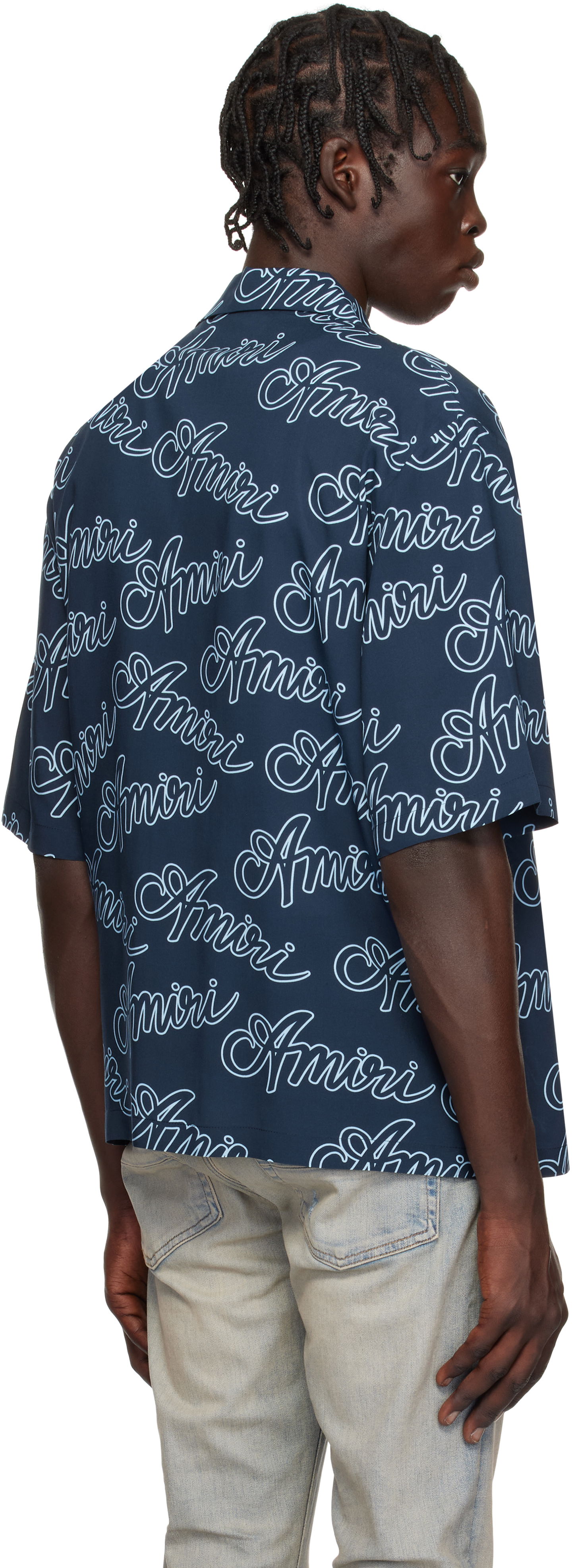 Script Print Bowling Shirt