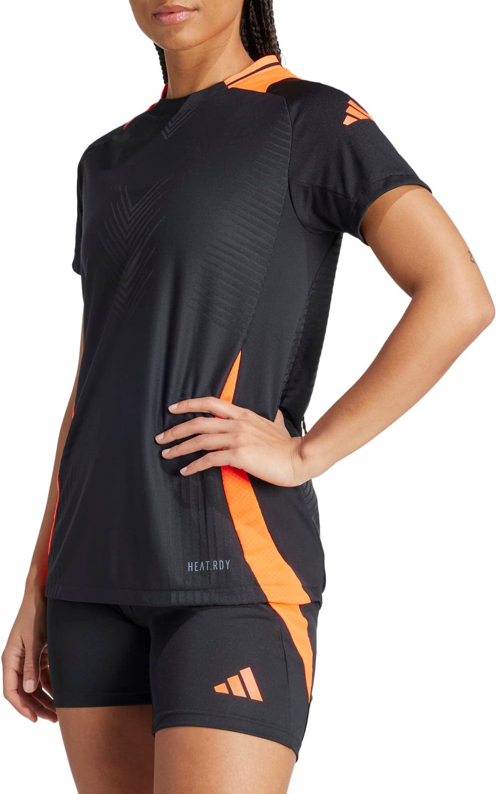 Women's Black Orange Training Jersey