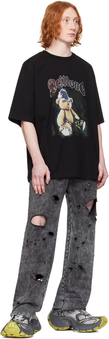 Tričko We11done We11done Punk Teddy Graphic T-Shirt Čierna | WD-TT0-25-747-U-BK, 3