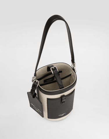 Kabelka Dolce & Gabbana Dolce & Gabbana Fabric Bucket Crossbody Bag Béžová | BM2506A9B648B965, 3