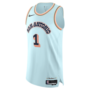 Tielko Nike Authentic Victor Wembanyama San Antonio Spurs City Edition Basketball Jersey 2024/25 Modrá | FQ4482-474, 0