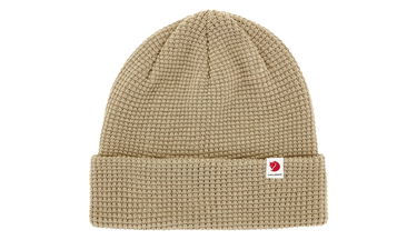 Kulicha FJÄLLRÄVEN Ribbed Knitted Beanie with Logo Tab, One Size Béžová | F84767-118, 3