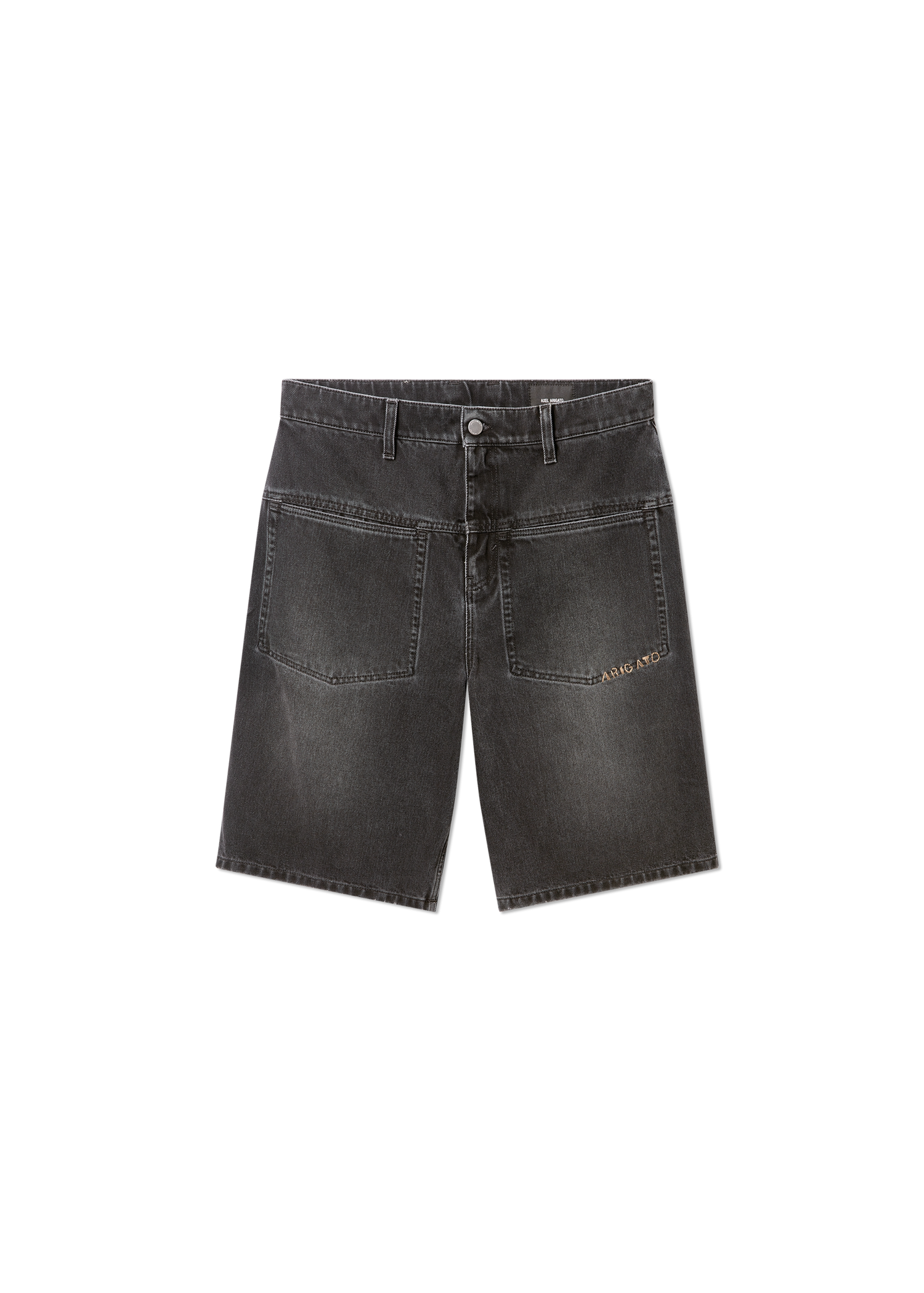 Šortky AXEL ARIGATO Invert Denim Shorts with Patch Pockets Šedá | A3880001, 1