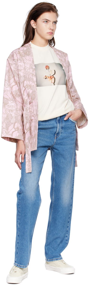 Bunda Stockholm (Surfboard) Club Stockholm Surfboard Club Kimono Denim Jacket Ružová | Kimono, 3