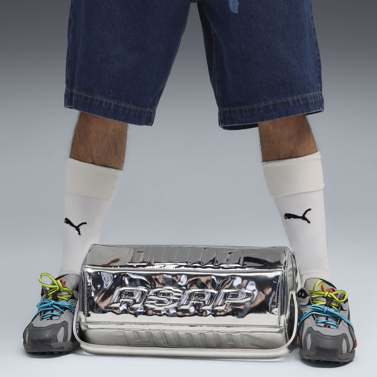 Cestovná taška Puma A$AP ROCKY Toolbox Bag Metalická | 092259_01, 1