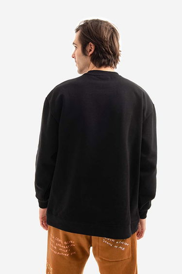 Mikina Pleasures Faith Crewneck Sweatshirt Fialová | P21W027, 4