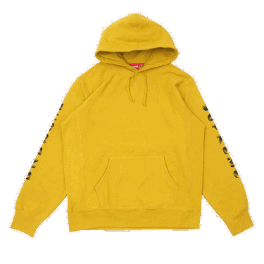 Mikina Supreme Gradient Sleeve Hooded Sweatshirt Žltá | FW18SW88 MUSTARD, 0