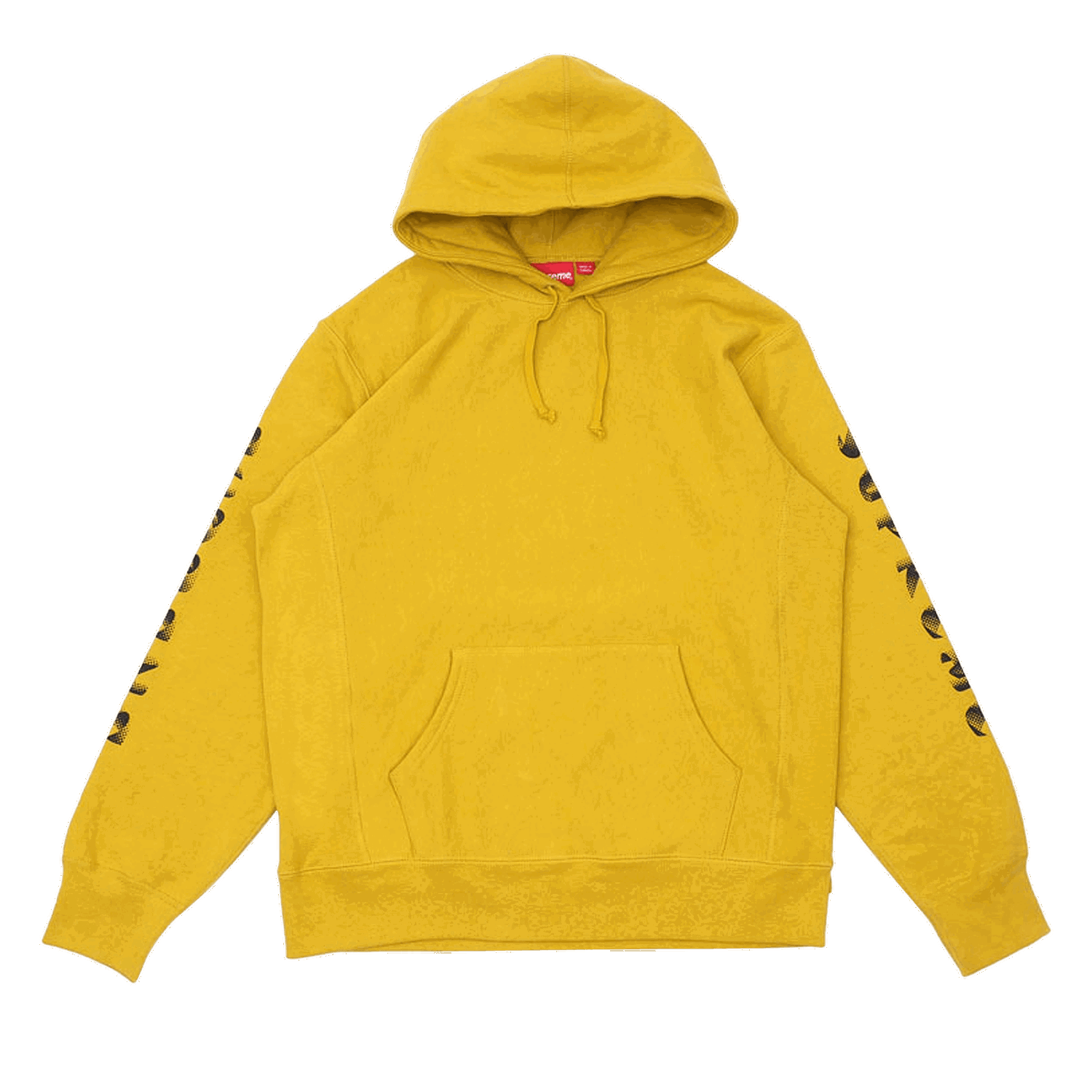 Mikina Supreme Gradient Sleeve Hooded Sweatshirt Žltá | FW18SW88 MUSTARD, 0