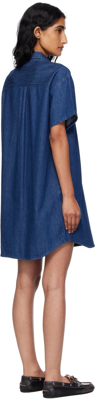 Šaty A.P.C. A.P.C. Ary Denim Minidress Modrá | COHAL-F35181, 2