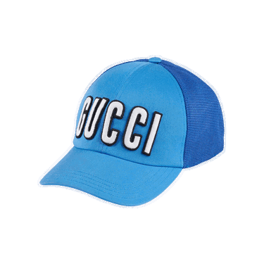 Klobúk Gucci Baseball Hat With Patch Modrá | 701324 4HAOY 4969, 0