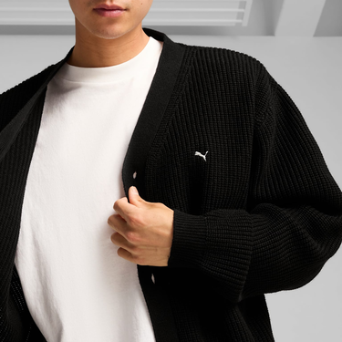 Sveter Puma MMQ Cardigan Jacket Čierna | 626779-01, 4