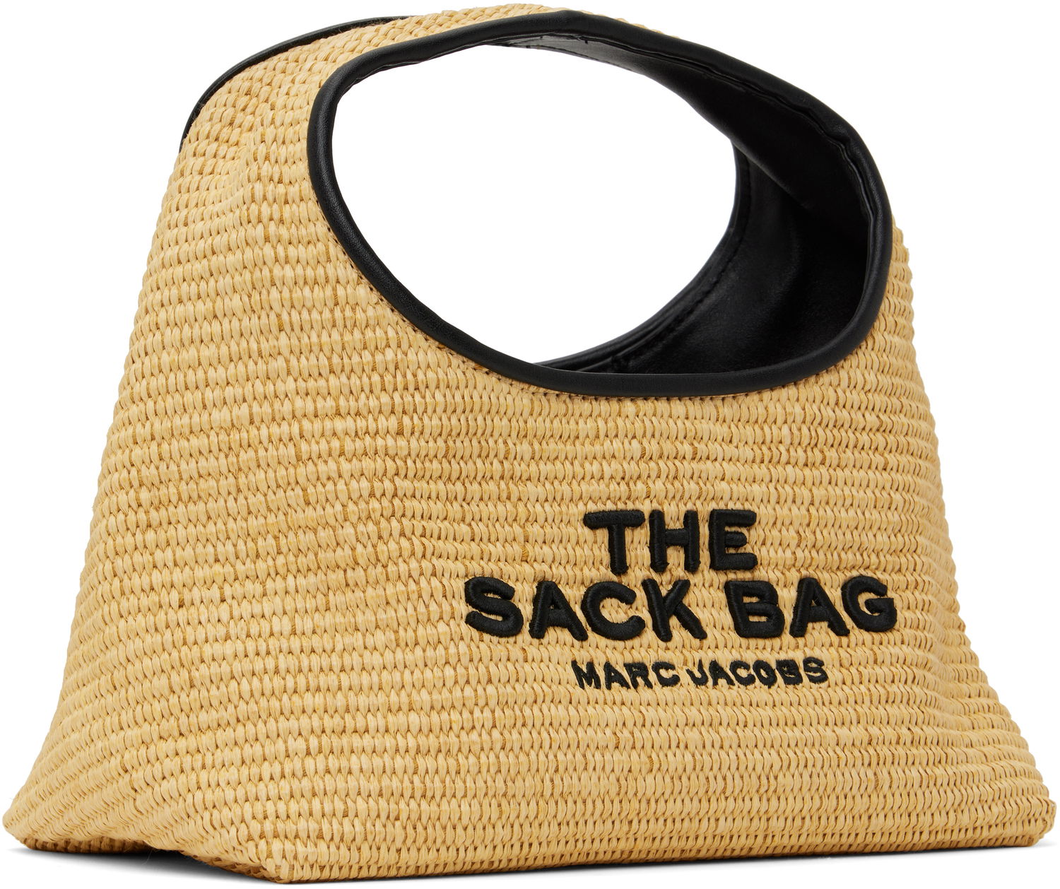 Kabelka Marc Jacobs Marc Jacobs 'The Mini Sack' Raffia Tote Bag Béžová | 2S4HSH054H03, 1