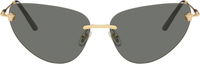 Medusa Cat-Eye Rimless Sunglasses
