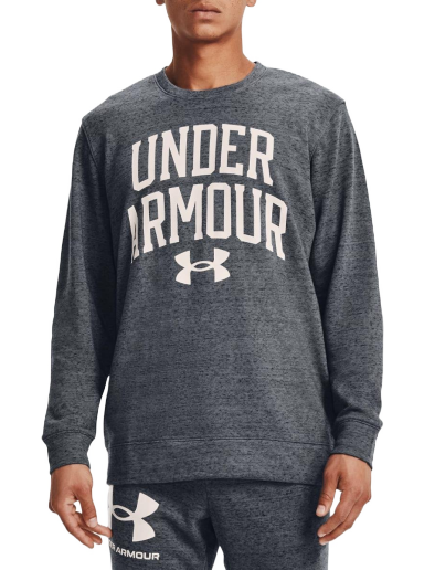 Tričko Under Armour Rival Terry Crew Tee Šedá | 1361561-012