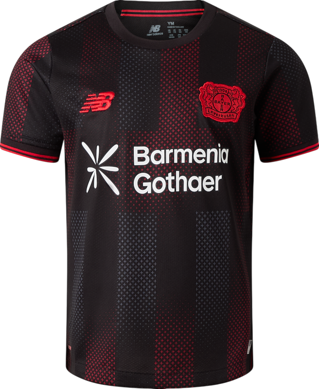 Dres New Balance Bayer 04 Leverkusen Home Jersey 2025/26 Jr Čierna | jt230541-hme, 1