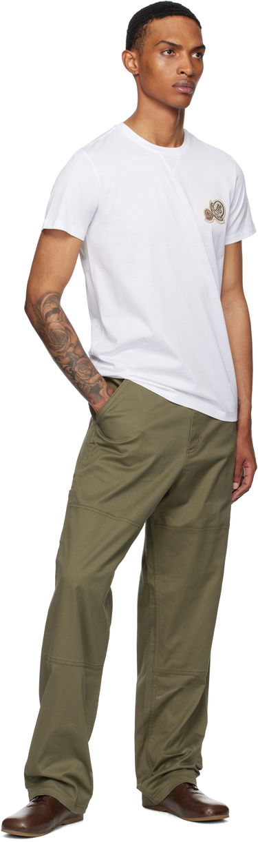 Nohavice Moncler Moncler Gabardine Trousers Zelené | K20912A00003598R1, 3