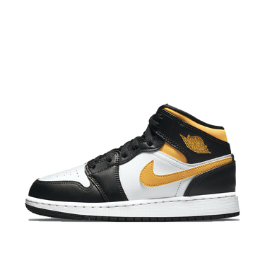 Tenisky a topánky Jordan Air Jordan 1 Mid "Black University Gold" GS Čierna | 554725-177, 1