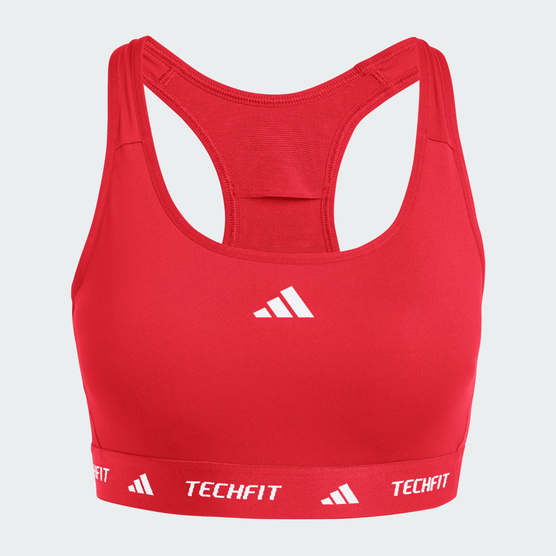 Podprsenka adidas Performance Racerback Training Sports Bra Červená | JI5568, 0