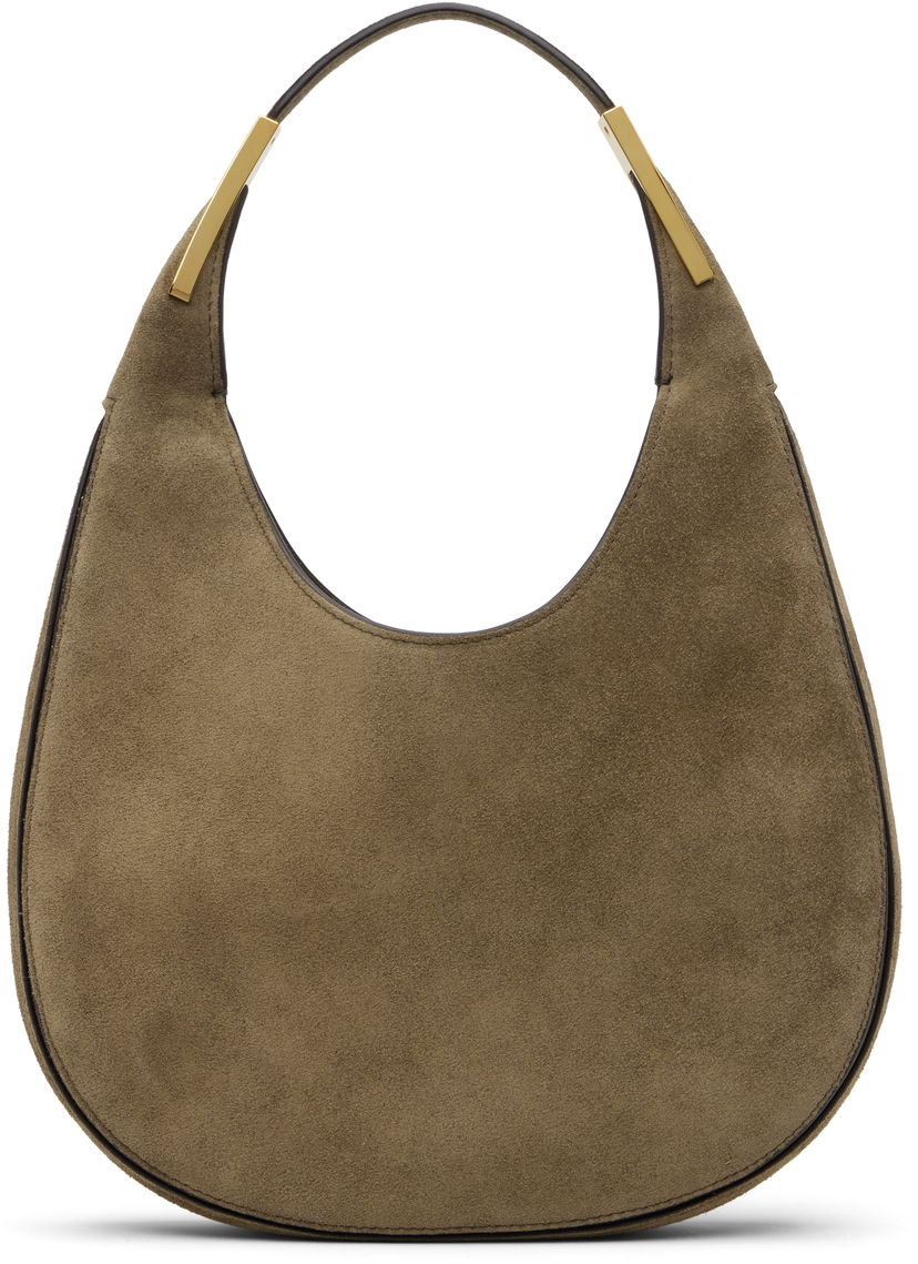 Taška cez rameno Savette Savette Small Florence Suede Shoulder Bag Zelené | H-036-03-03