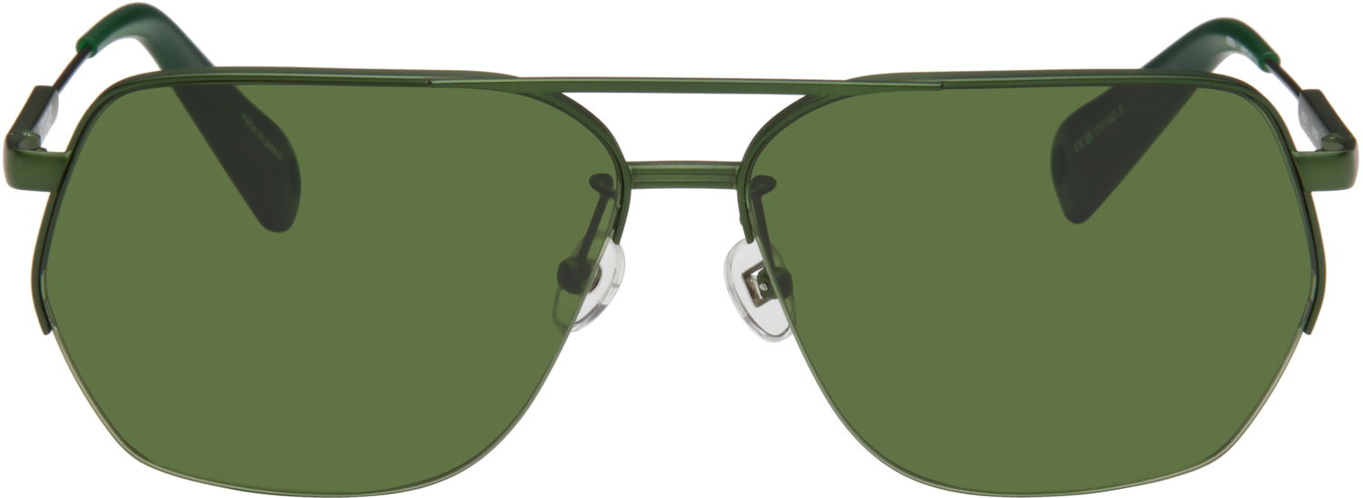 Slnečné okuliare Jacquemus Aviator Sunglasses Zelené | JAC67C4SUN, 0