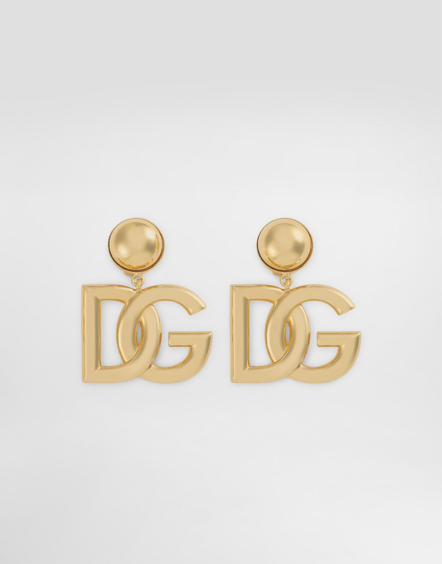Náušnice Dolce & Gabbana Dolce & Gabbana DG Logo Earrings Onesize Metalická | WEN6P2W1111ZOO00, 0