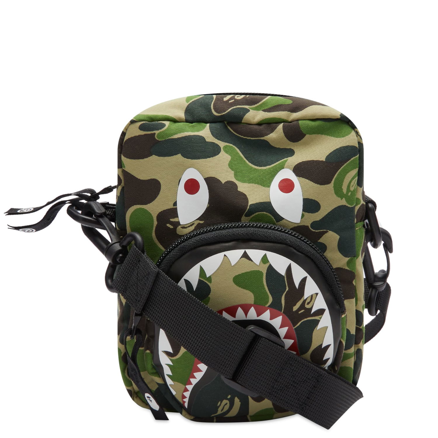 Ľadvinka BAPE Abc Camo Shark Mini Bag Zelené | 001SGJ801002M-GRN, 0