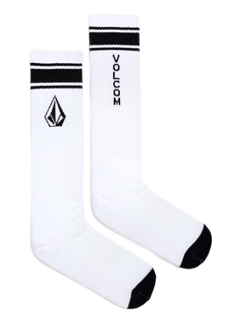 Volcom High Stripe Socks D6312304.WHT