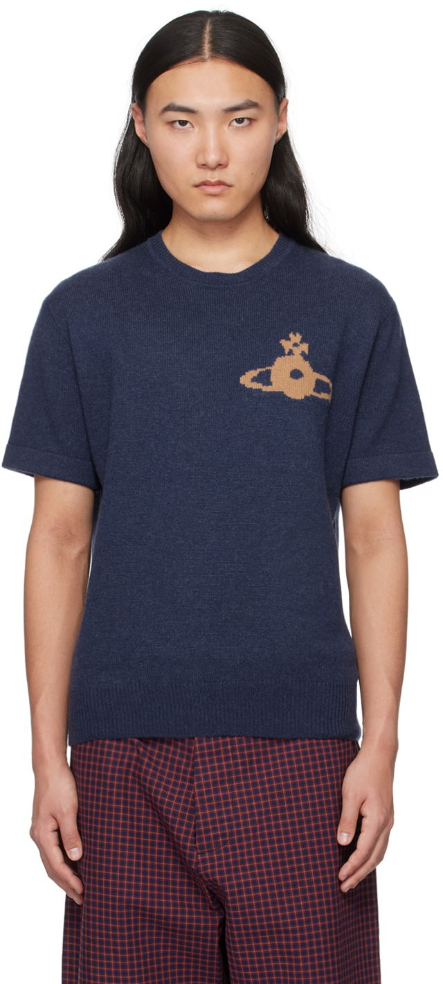 Tričko Vivienne Westwood Alex T-Shirt Navy | 27010013-Y0018-, 0