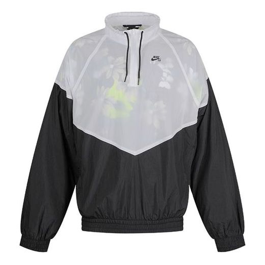 Vetrovka Nike SB SB Splicing Half Zipper Jacket Čierna | CI7106-010
