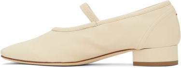Starostlivosť o obuv Aeyde Aeyde Pippa Leather Ballerina Flats Béžová | A11-FL-GLVR25RO126-SS25-100-007, 2