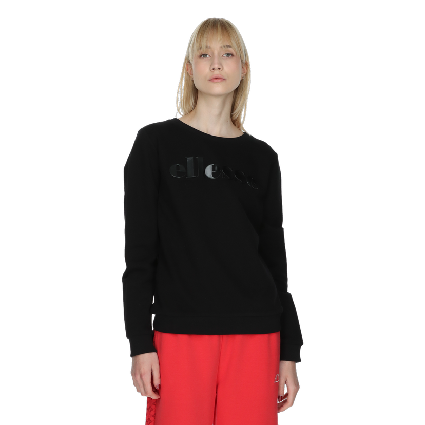 Mikina Ellesse Embossed Logo Crew Neck Sweatshirt Čierna | ELA251F601-01