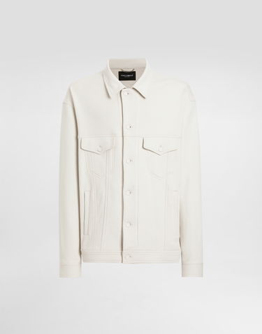 Bunda Dolce & Gabbana Dolce & Gabbana Cotton Fleece Jacket Biela | G9BKBTHU7O5W0802, 0