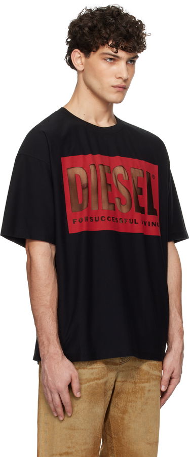Tričko Diesel Black T-Boxt-S4 Graphic T-Shirt Čierna | A17099-0SHAY-9XX, 1