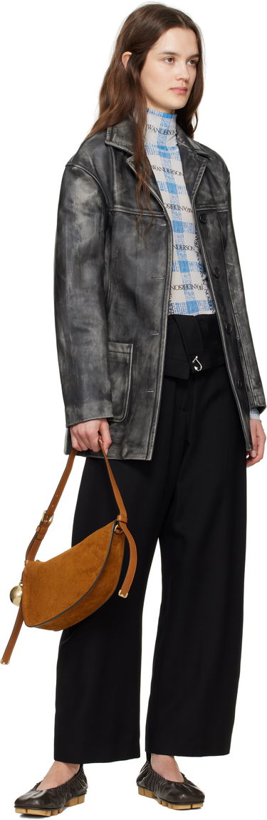 Nohavice JW Anderson JW Anderson Fold-Over Trousers Čierna | TR0394-PG1684, 3