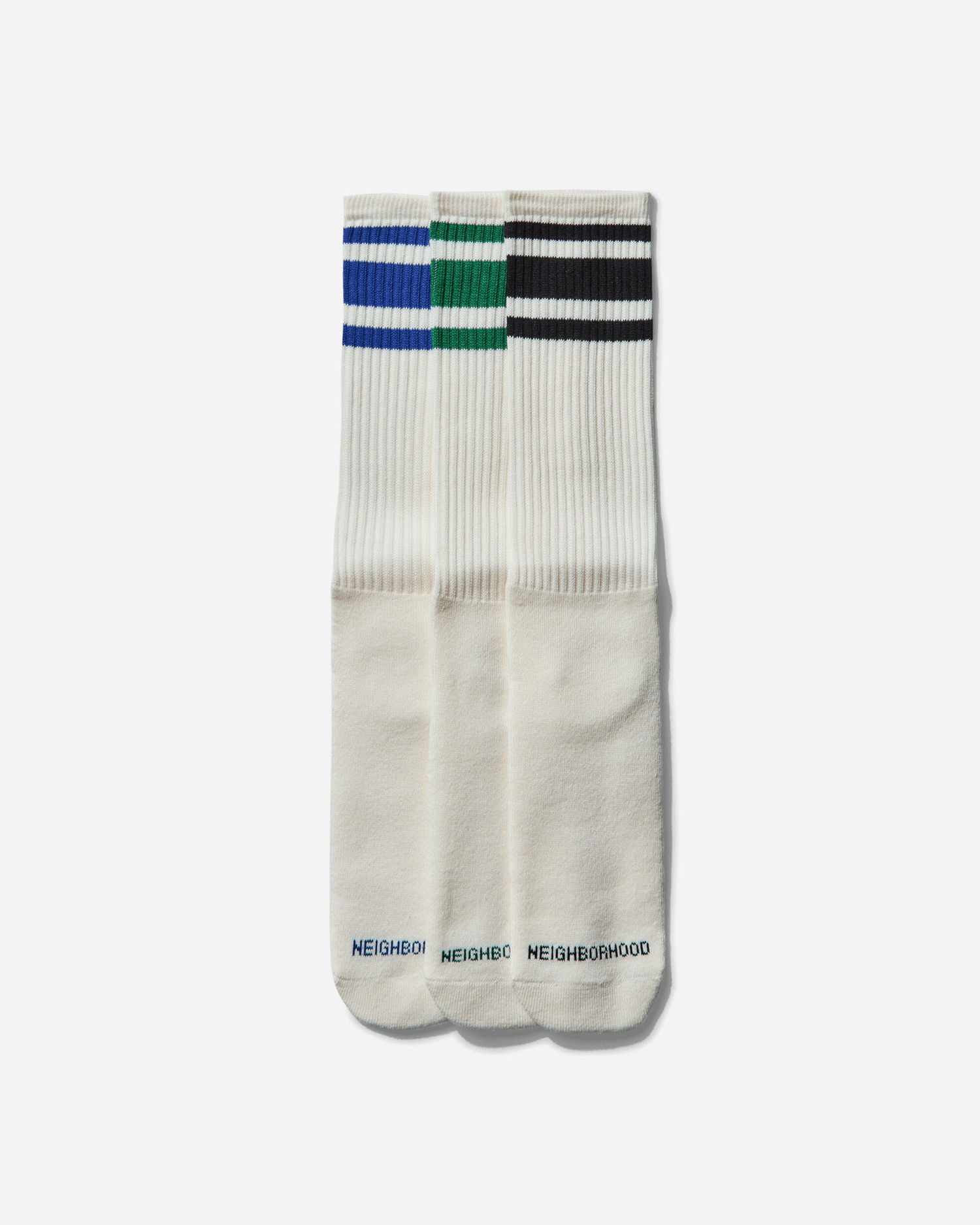 Ponožky Neighborhood 3-Pack Classic Socks Biela | 251KWNH-UWM01 WH, 0