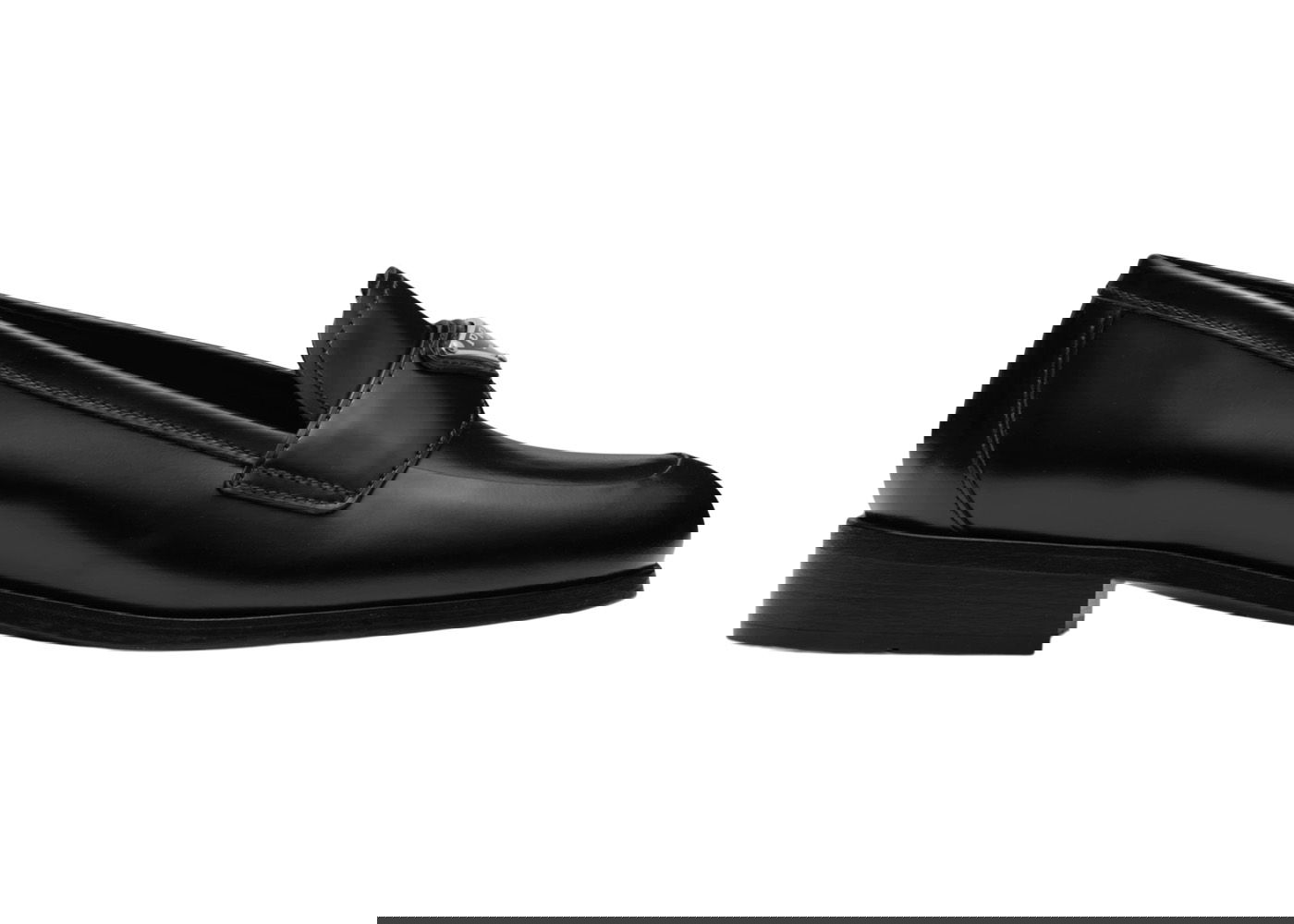 Tenisky a topánky Prada 25mm Penny Loafer Brushed Leather Čierna | 1D902M_055_F0002_F_025, 0