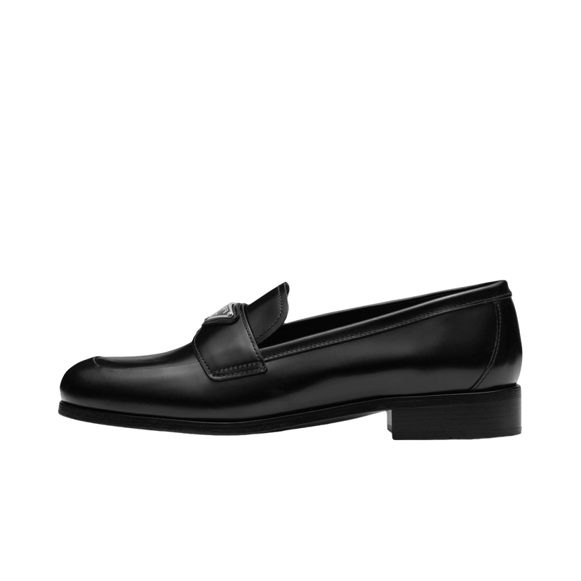 Tenisky a topánky Prada 25mm Penny Loafer Brushed Leather Čierna | 1D902M_055_F0002_F_025
