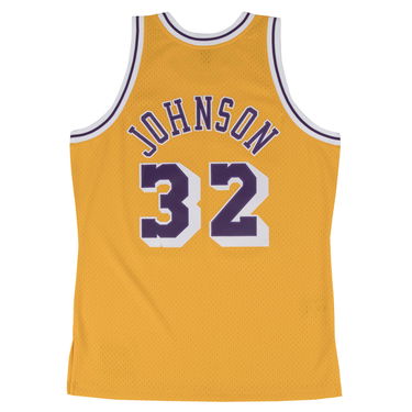 Dres Mitchell & Ness NBA Swingman Jersey Los Angeles Lakers Magic Johnson Žltá | SMJYGS18175-LALLTGD84EJH, 2