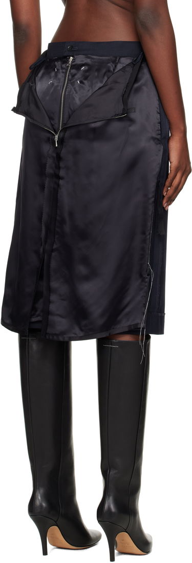 Sukňa Maison Margiela Maison Margiela Reverse Midi Skirt Navy | S51ME0045 MTN107, 2