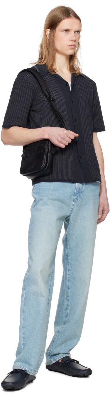Taška cez rameno BOSS HUGO Reporter Faux-Leather Bag Čierna | 50535705, 3